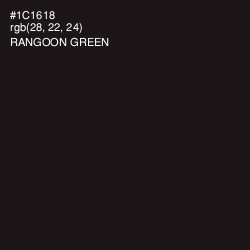 #1C1618 - Rangoon Green Color Image